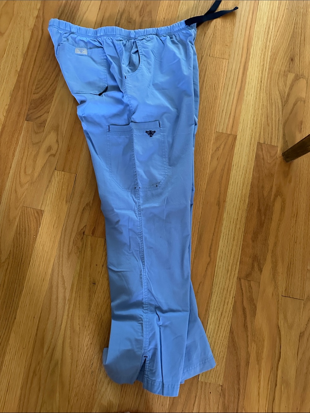 Women’s ceil Blue Drawstring scrub Pants - Picture 10 of 12